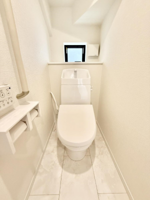 トイレ 内装■使いやすさと清潔感にこだわった空間