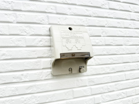 その他内観 設備■屋外に電源コンセントがあれば、高圧洗浄機で窓や外壁を掃除するなど便利です。