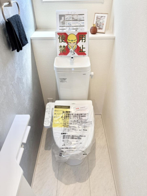 トイレ 内装■使いやすさと清潔感にこだわった空間