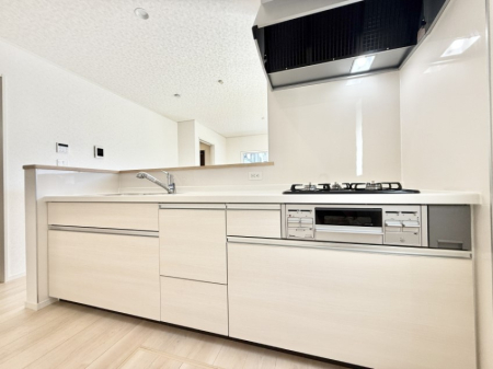 キッチン 内装■シンプルで機能的、毎日使いやすいキッチン